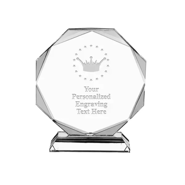 Crystal Transparent Award Trophy - Crystal Transparent Award Trophy - Image 3 of 5