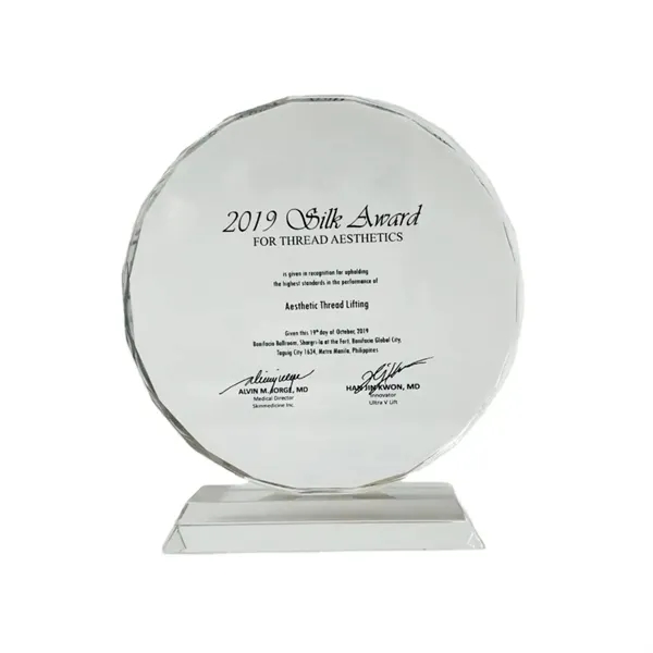 Crystal Transparent Award Trophy - Crystal Transparent Award Trophy - Image 5 of 5