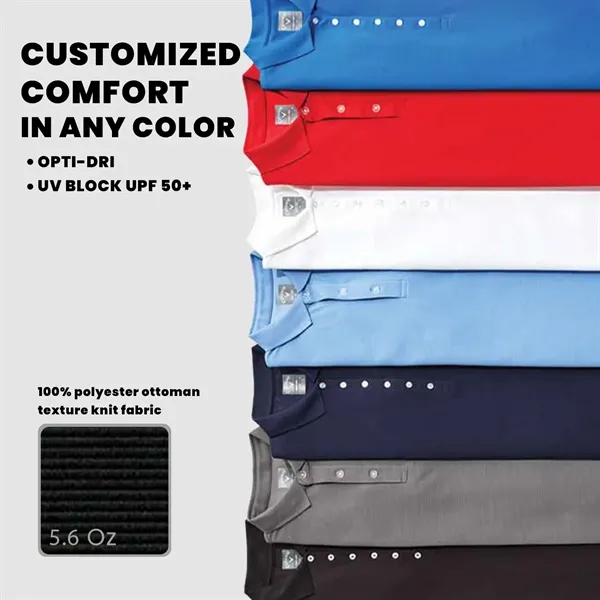 Callaway® Vent Moisture Wicking Women's Ottoman Polo Shirt - Callaway® Vent Moisture Wicking Women's Ottoman Polo Shirt - Image 2 of 10