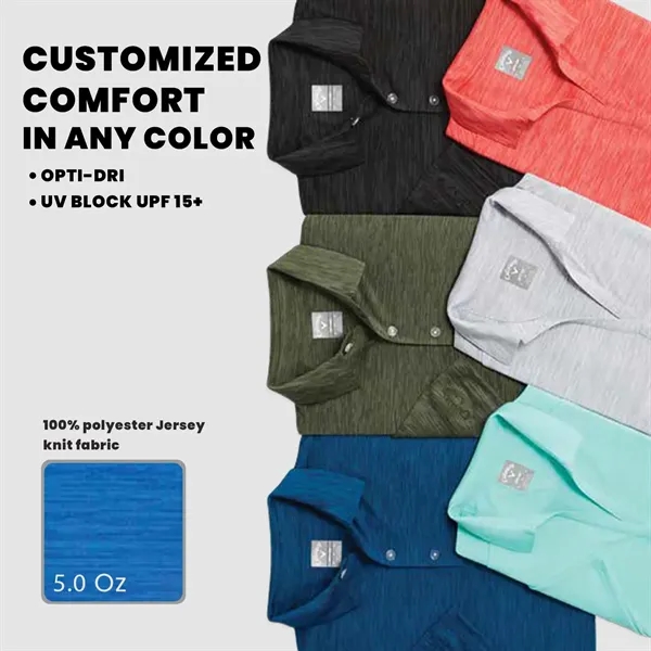 Callaway® Moisture Wicking Broken Stripe Women's Polo Shirt - Callaway® Moisture Wicking Broken Stripe Women's Polo Shirt - Image 2 of 9