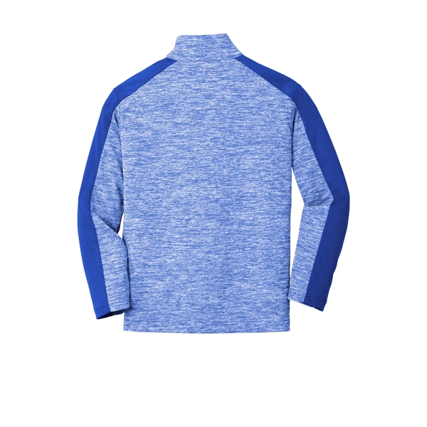 Sport-Tek Youth PosiCharge Electric Heather Colorblock 1/... - Sport-Tek Youth PosiCharge Electric Heather Colorblock 1/... - Image 16 of 28