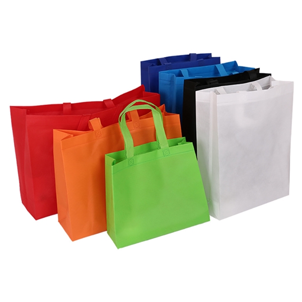 Large Non Woven Tote Bag with 18" Straps - Large Non Woven Tote Bag with 18" Straps - Image 1 of 1