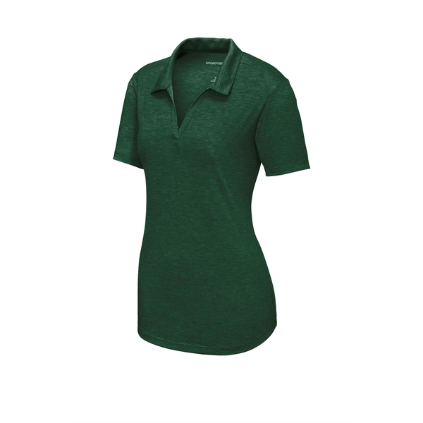 Sport-Tek Women's PosiCharge Tri-Blend Wicking Polo. - Sport-Tek Women's PosiCharge Tri-Blend Wicking Polo. - Image 10 of 45