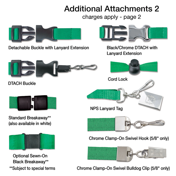 3/4" Flat Smooth Polyester Custom Dye-Sublimated Lanyards - 3/4" Flat Smooth Polyester Custom Dye-Sublimated Lanyards - Image 4 of 6