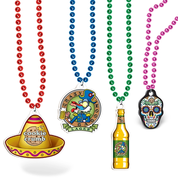 Custom Shaped Medallion Beads - Custom Shaped Medallion Beads - Image 1 of 2