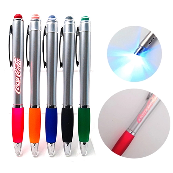 Colorful LED Light Up Stylus Pen - Colorful LED Light Up Stylus Pen - Image 0 of 2