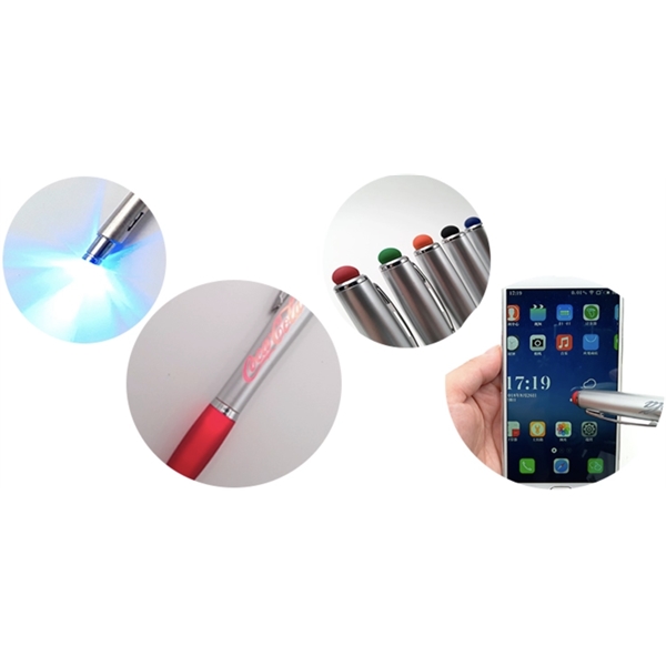 Colorful LED Light Up Stylus Pen - Colorful LED Light Up Stylus Pen - Image 1 of 2