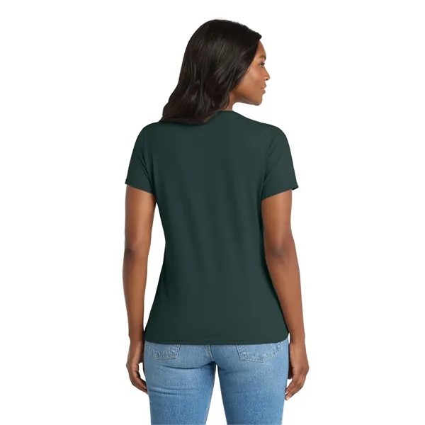 Port & Co Women's Performance Blend V-Neck Tee. - Port & Co Women's Performance Blend V-Neck Tee. - Image 28 of 59