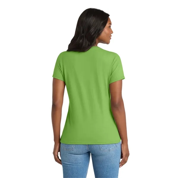 Port & Co Women's Performance Blend V-Neck Tee. - Port & Co Women's Performance Blend V-Neck Tee. - Image 32 of 59