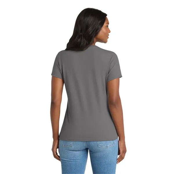 Port & Co Women's Performance Blend V-Neck Tee. - Port & Co Women's Performance Blend V-Neck Tee. - Image 37 of 59