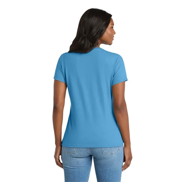Port & Co Women's Performance Blend V-Neck Tee. - Port & Co Women's Performance Blend V-Neck Tee. - Image 47 of 59