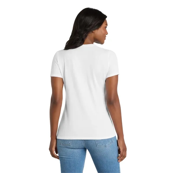Port & Co Women's Performance Blend V-Neck Tee. - Port & Co Women's Performance Blend V-Neck Tee. - Image 57 of 59
