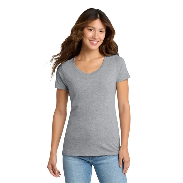 Port & Co Women's Fan Favorite V-Neck Tee. - Port & Co Women's Fan Favorite V-Neck Tee. - Image 5 of 69