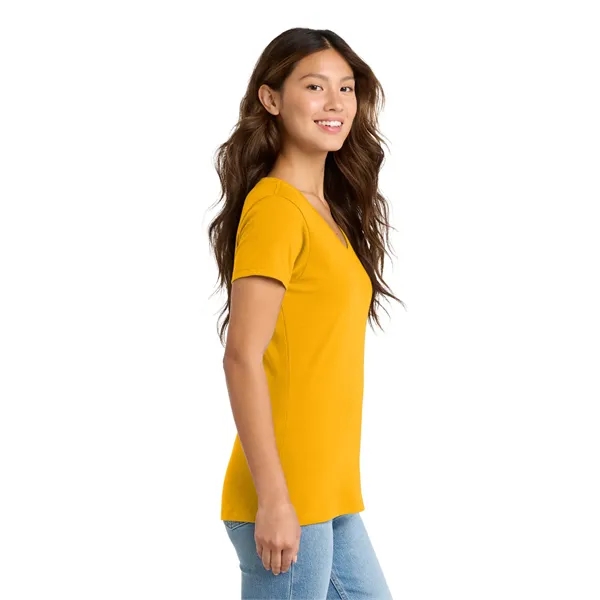 Port & Co Women's Fan Favorite V-Neck Tee. - Port & Co Women's Fan Favorite V-Neck Tee. - Image 12 of 69