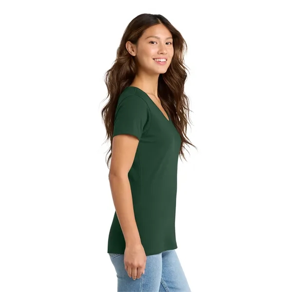 Port & Co Women's Fan Favorite V-Neck Tee. - Port & Co Women's Fan Favorite V-Neck Tee. - Image 22 of 69