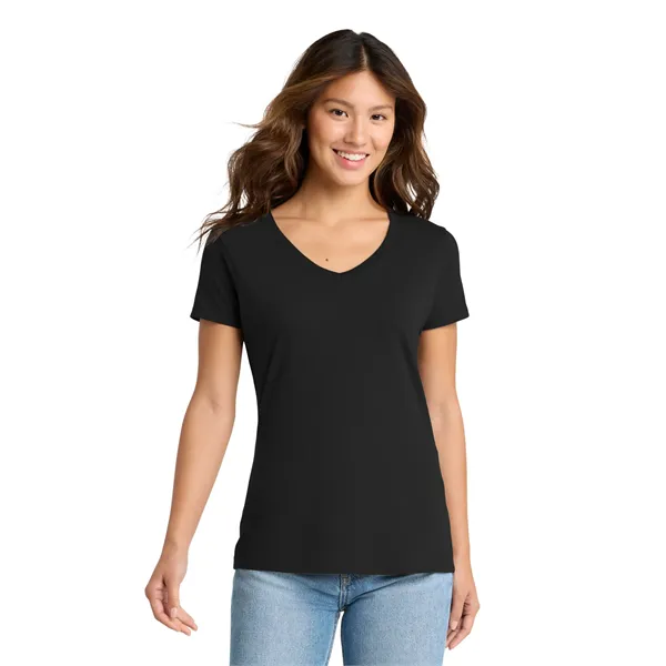 Port & Co Women's Fan Favorite V-Neck Tee. - Port & Co Women's Fan Favorite V-Neck Tee. - Image 25 of 69