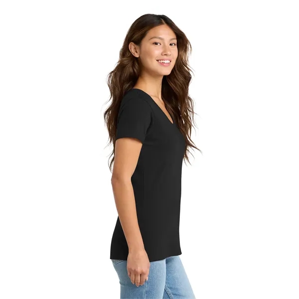 Port & Co Women's Fan Favorite V-Neck Tee. - Port & Co Women's Fan Favorite V-Neck Tee. - Image 27 of 69