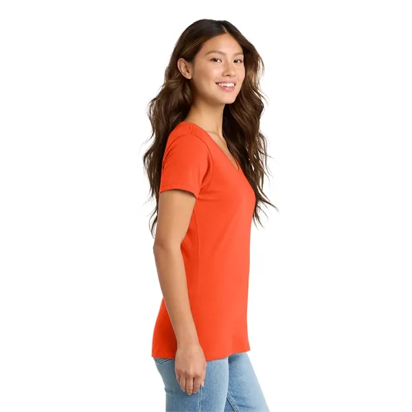 Port & Co Women's Fan Favorite V-Neck Tee. - Port & Co Women's Fan Favorite V-Neck Tee. - Image 37 of 69