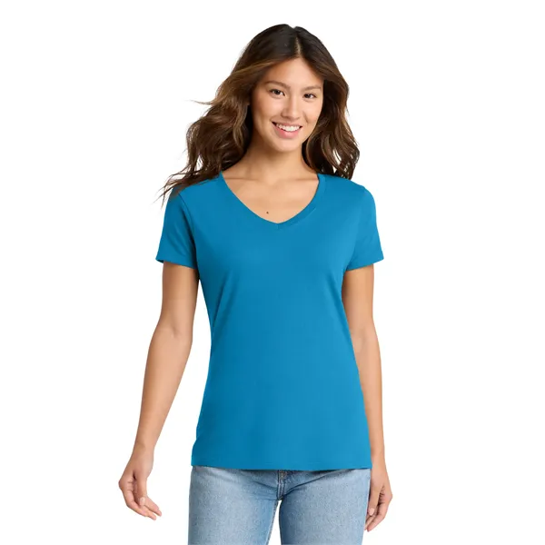 Port & Co Women's Fan Favorite V-Neck Tee. - Port & Co Women's Fan Favorite V-Neck Tee. - Image 40 of 69
