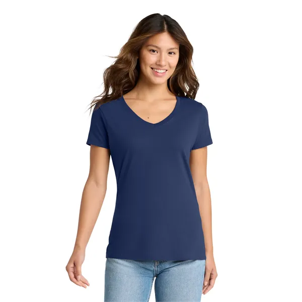 Port & Co Women's Fan Favorite V-Neck Tee. - Port & Co Women's Fan Favorite V-Neck Tee. - Image 50 of 69