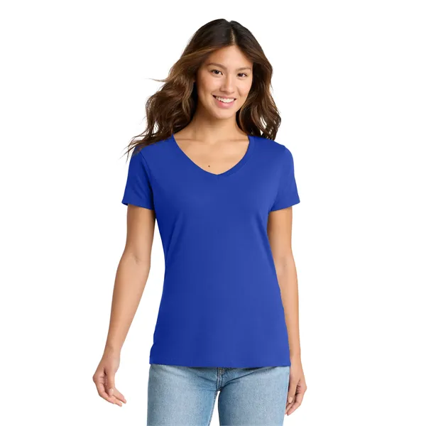 Port & Co Women's Fan Favorite V-Neck Tee. - Port & Co Women's Fan Favorite V-Neck Tee. - Image 55 of 69
