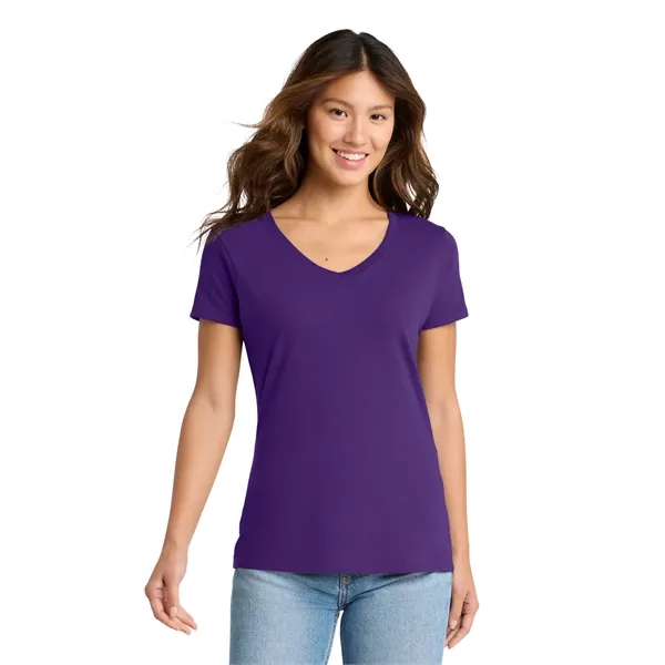 Port & Co Women's Fan Favorite V-Neck Tee. - Port & Co Women's Fan Favorite V-Neck Tee. - Image 65 of 69