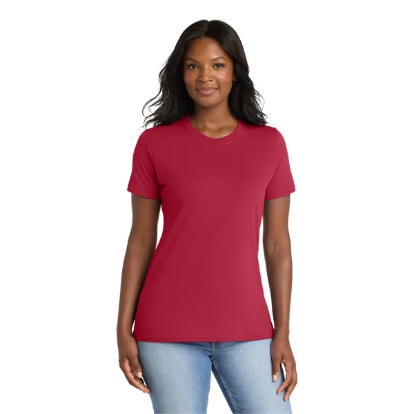 Port & Co Women's Core Blend Tee. - Port & Co Women's Core Blend Tee. - Image 20 of 34