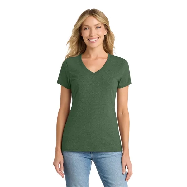 Port & Co Women's Fan Favorite Blend V-Neck Tee. - Port & Co Women's Fan Favorite Blend V-Neck Tee. - Image 14 of 49