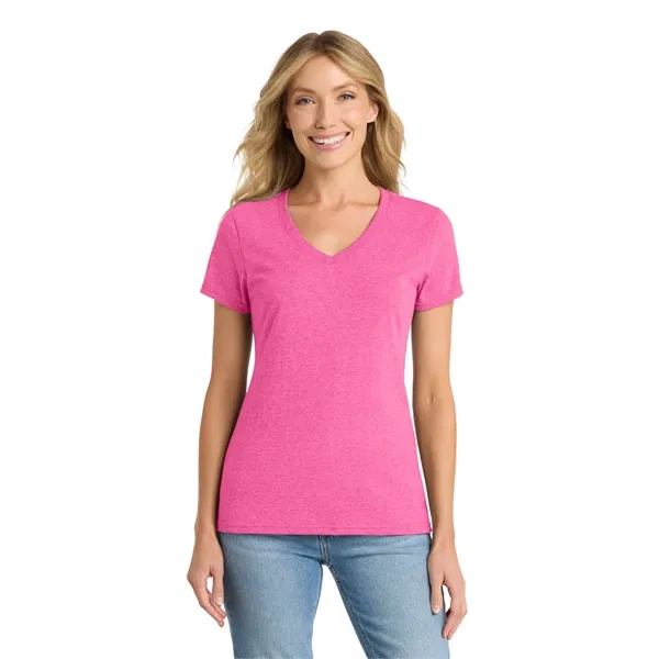 Port & Co Women's Fan Favorite Blend V-Neck Tee. - Port & Co Women's Fan Favorite Blend V-Neck Tee. - Image 19 of 49