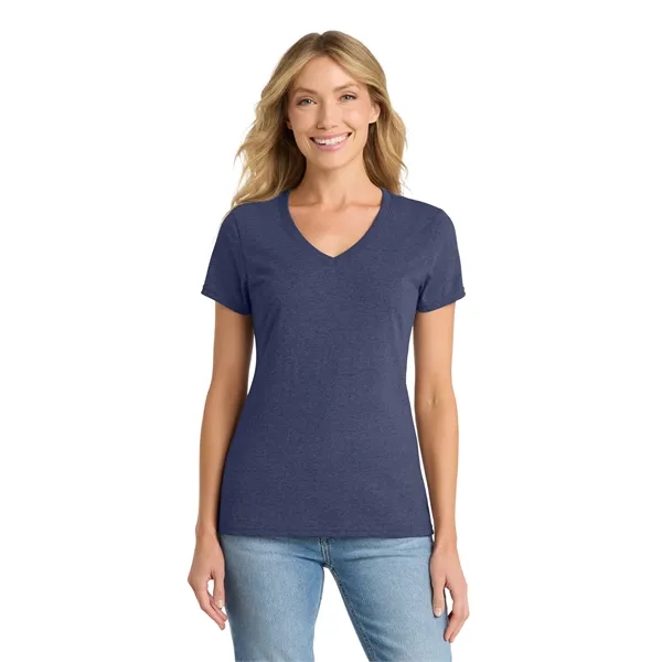 Port & Co Women's Fan Favorite Blend V-Neck Tee. - Port & Co Women's Fan Favorite Blend V-Neck Tee. - Image 29 of 49