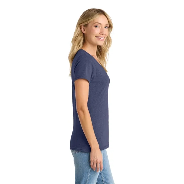 Port & Co Women's Fan Favorite Blend V-Neck Tee. - Port & Co Women's Fan Favorite Blend V-Neck Tee. - Image 32 of 49