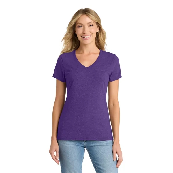 Port & Co Women's Fan Favorite Blend V-Neck Tee. - Port & Co Women's Fan Favorite Blend V-Neck Tee. - Image 34 of 49