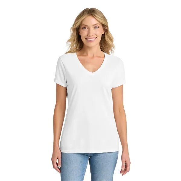 Port & Co Women's Fan Favorite Blend V-Neck Tee. - Port & Co Women's Fan Favorite Blend V-Neck Tee. - Image 44 of 49