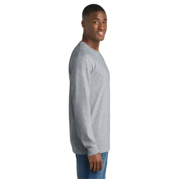 Port & Co Long Sleeve Core Cotton Tee. - Port & Co Long Sleeve Core Cotton Tee. - Image 11 of 119