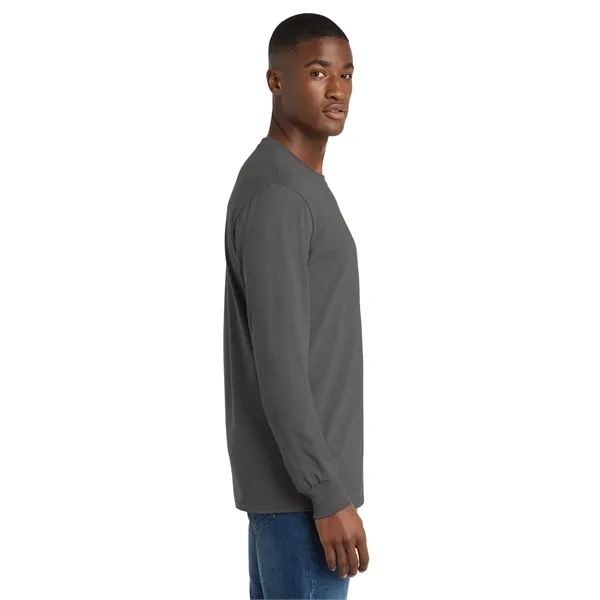 Port & Co Long Sleeve Core Cotton Tee. - Port & Co Long Sleeve Core Cotton Tee. - Image 20 of 119