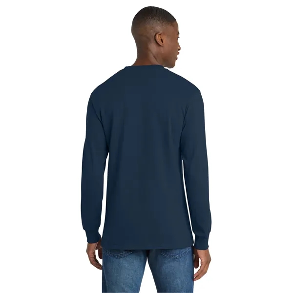 Port & Co Long Sleeve Core Cotton Tee. - Port & Co Long Sleeve Core Cotton Tee. - Image 28 of 119