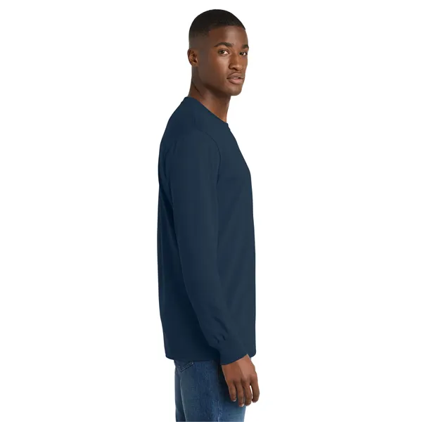 Port & Co Long Sleeve Core Cotton Tee. - Port & Co Long Sleeve Core Cotton Tee. - Image 30 of 119