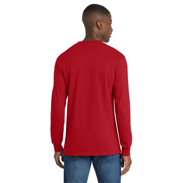 Port & Co Long Sleeve Core Cotton Tee. - Port & Co Long Sleeve Core Cotton Tee. - Image 33 of 119