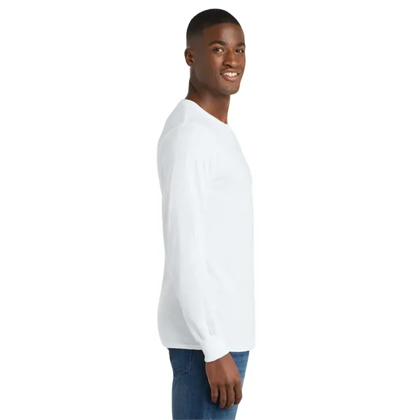Port & Co Long Sleeve Core Cotton Tee. - Port & Co Long Sleeve Core Cotton Tee. - Image 48 of 119