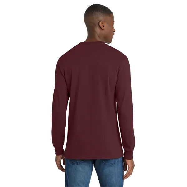 Port & Co Long Sleeve Core Cotton Tee. - Port & Co Long Sleeve Core Cotton Tee. - Image 54 of 119