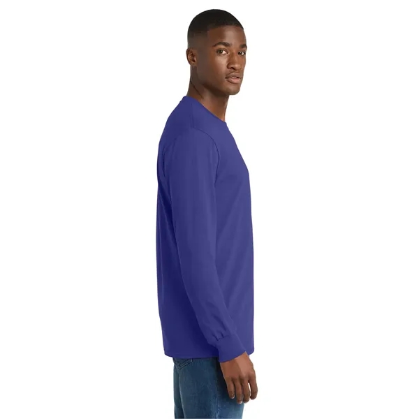 Port & Co Long Sleeve Core Cotton Tee. - Port & Co Long Sleeve Core Cotton Tee. - Image 82 of 119