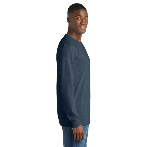 Port & Co Long Sleeve Core Cotton Tee. - Port & Co Long Sleeve Core Cotton Tee. - Image 90 of 119