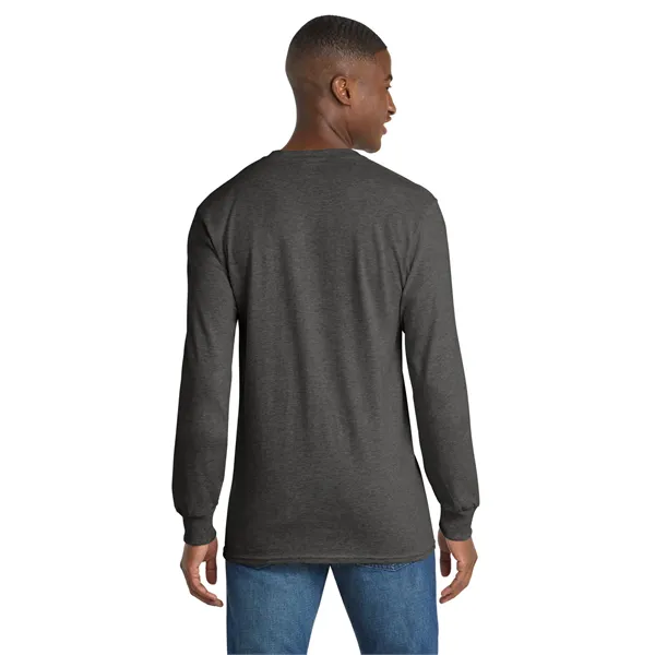 Port & Co Long Sleeve Core Cotton Tee. - Port & Co Long Sleeve Core Cotton Tee. - Image 95 of 119