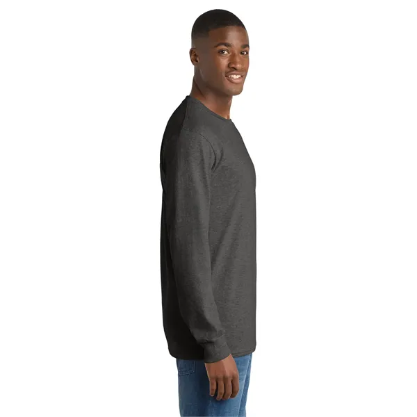 Port & Co Long Sleeve Core Cotton Tee. - Port & Co Long Sleeve Core Cotton Tee. - Image 97 of 119