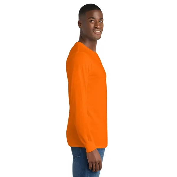 Port & Co Long Sleeve Core Cotton Tee. - Port & Co Long Sleeve Core Cotton Tee. - Image 104 of 119