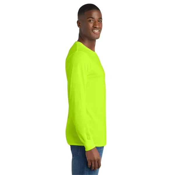 Port & Co Long Sleeve Core Cotton Tee. - Port & Co Long Sleeve Core Cotton Tee. - Image 109 of 119