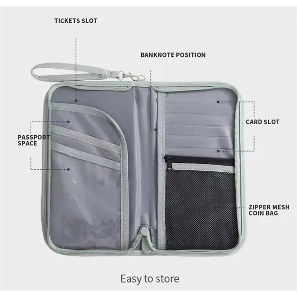 RFID PASSPORT HOLDER ORGANIZER - RFID PASSPORT HOLDER ORGANIZER - Image 5 of 7