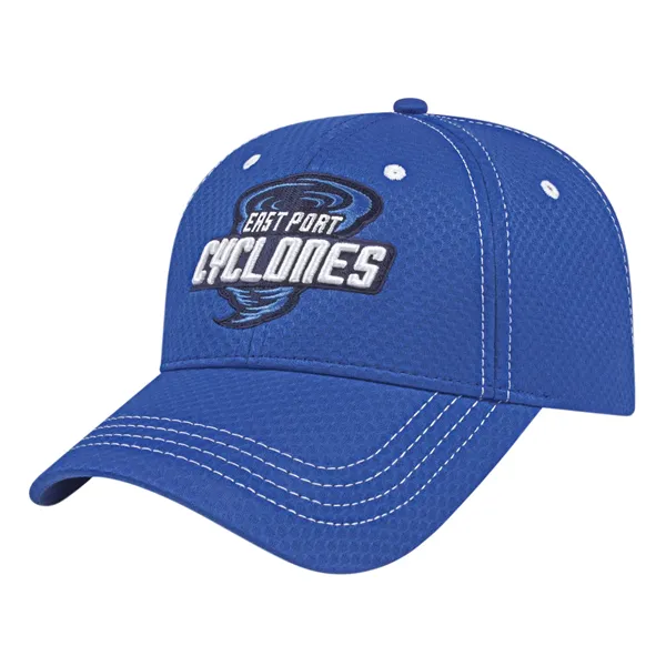 Soft Textured Polyester Mesh Cap - Soft Textured Polyester Mesh Cap - Image 0 of 6