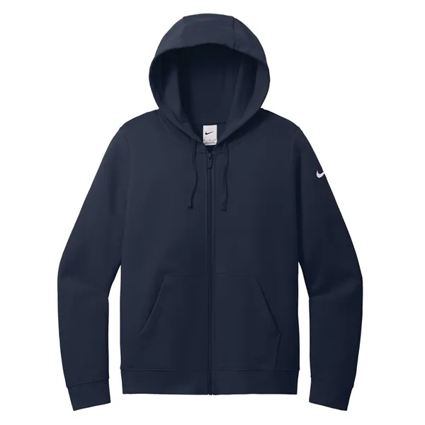 NIKE CLUB FLEECE SLEEVE SWOOSH LADIES' FULL ZIP HOODIE - NIKE CLUB FLEECE SLEEVE SWOOSH LADIES' FULL ZIP HOODIE - Image 0 of 5