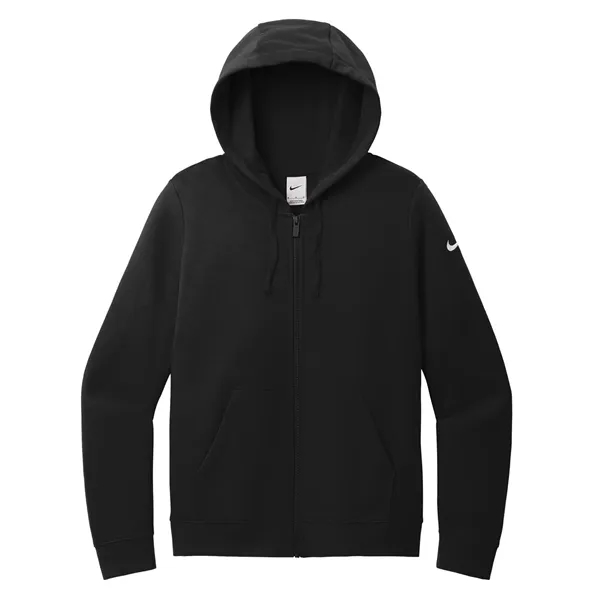 NIKE CLUB FLEECE SLEEVE SWOOSH LADIES' FULL ZIP HOODIE - NIKE CLUB FLEECE SLEEVE SWOOSH LADIES' FULL ZIP HOODIE - Image 1 of 5